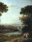 Claude Lorrain, Landscape with the Rest on the Flight into Egypt